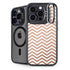 Rose Gold Chevron iPhone 16 Pro Kickstand Case